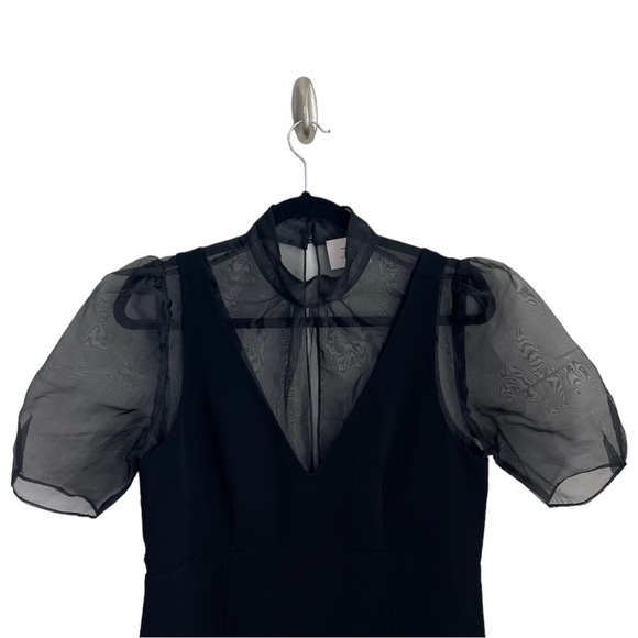 Cinq A Sept Frances Sheer Overlay Mini Dress Size 4 - Picture 5 of 10